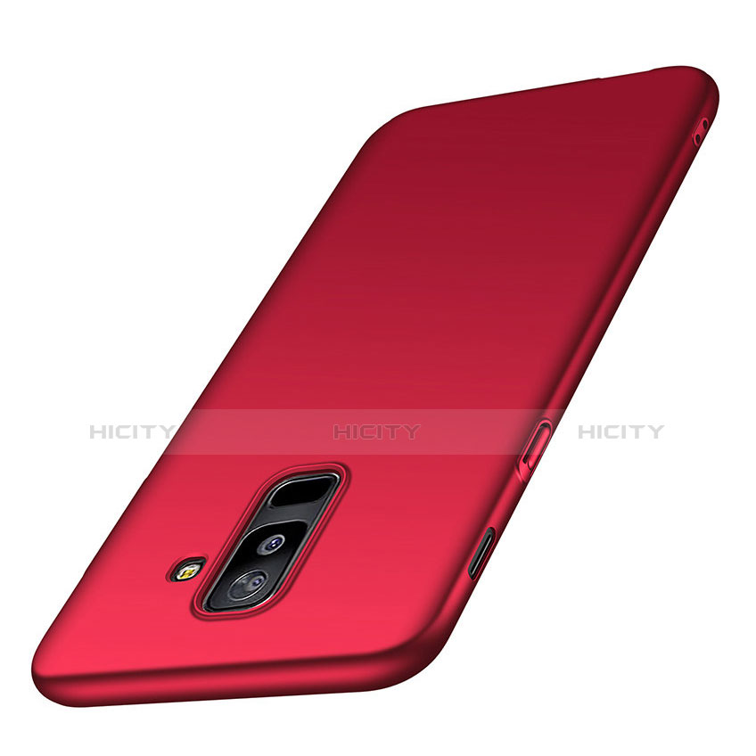 Schutzhülle Kunststoff Hülle Matt M02 für Samsung Galaxy A6 Plus (2018) Rot