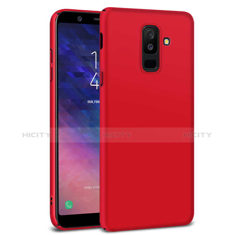 Schutzhülle Kunststoff Hülle Matt M02 für Samsung Galaxy A9 Star Lite Rot