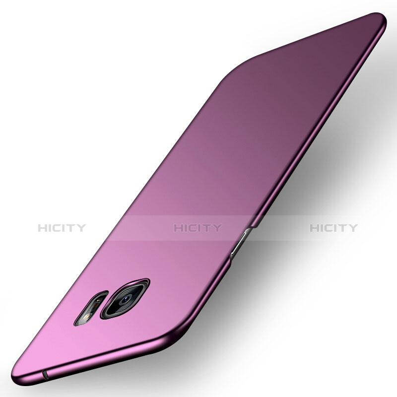 Schutzhülle Kunststoff Hülle Matt M02 für Samsung Galaxy S6 Edge+ Plus SM-G928F Violett