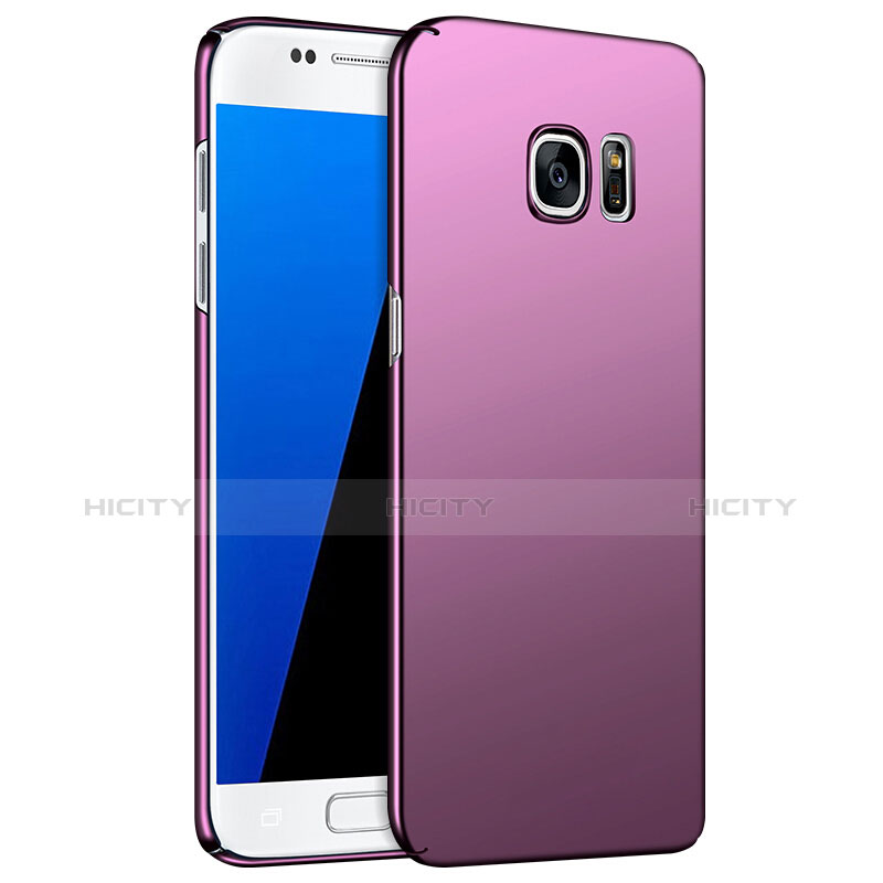 Schutzhülle Kunststoff Hülle Matt M02 für Samsung Galaxy S7 G930F G930FD Violett