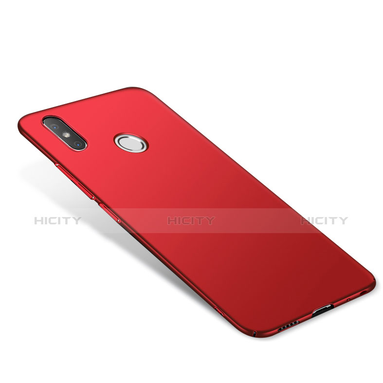 Schutzhülle Kunststoff Hülle Matt M02 für Xiaomi Redmi Note 5 Pro Rot groß