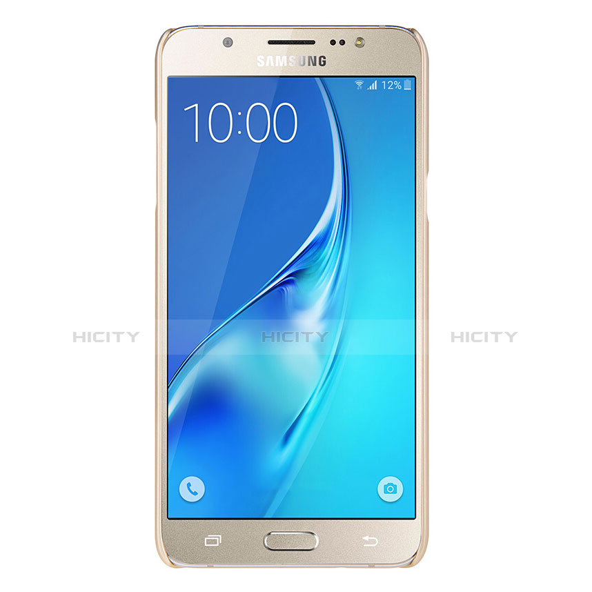 Schutzhülle Kunststoff Hülle Matt M03 für Samsung Galaxy J7 (2016) J710F J710FN Gold