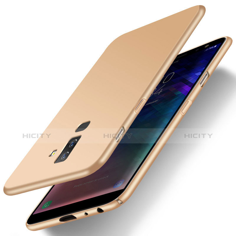 Schutzhülle Kunststoff Hülle Matt M04 für Samsung Galaxy A6 Plus (2018) Gold