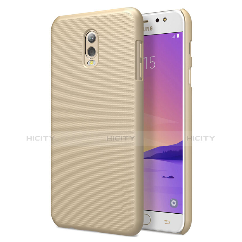 Schutzhülle Kunststoff Hülle Matt M04 für Samsung Galaxy C7 (2017) Gold