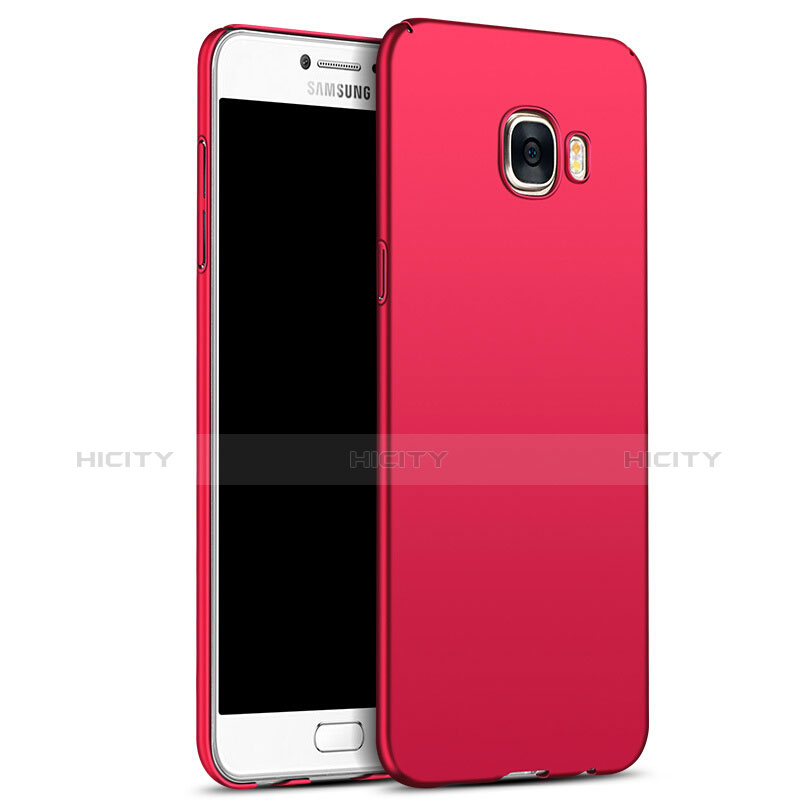 Schutzhülle Kunststoff Hülle Matt M05 für Samsung Galaxy C5 SM-C5000 Rot