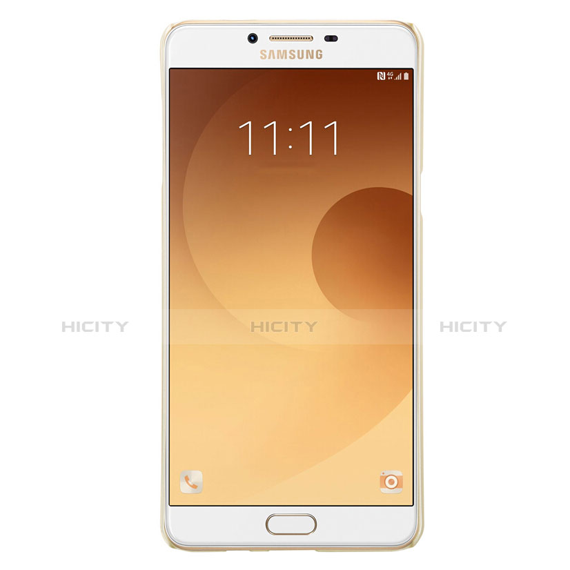 Schutzhülle Kunststoff Hülle Matt M05 für Samsung Galaxy C9 Pro C9000 Gold