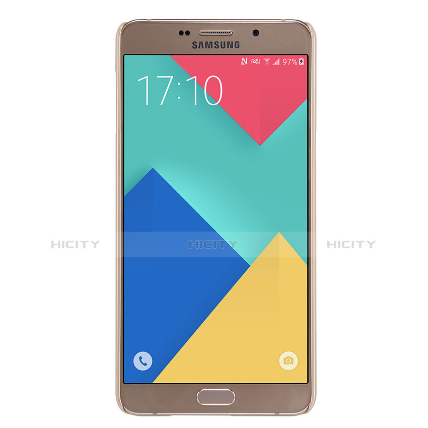 Schutzhülle Kunststoff Hülle Matt M06 für Samsung Galaxy A9 Pro (2016) SM-A9100 Gold