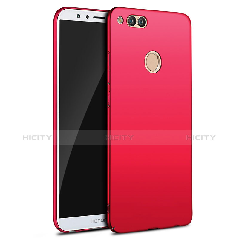 Schutzhülle Kunststoff Hülle Matt M09 für Huawei Honor Play 7X Rot Plus