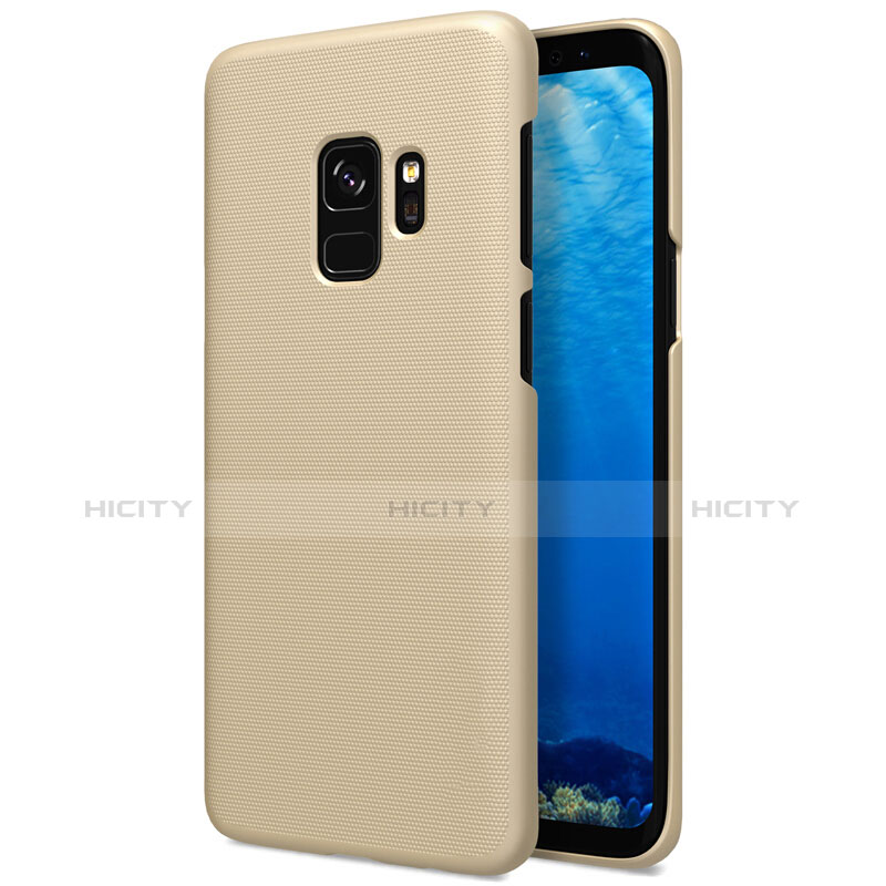 Schutzhülle Kunststoff Hülle Matt M09 für Samsung Galaxy S9 Gold