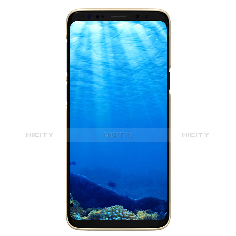 Schutzhülle Kunststoff Hülle Matt M09 für Samsung Galaxy S9 Gold