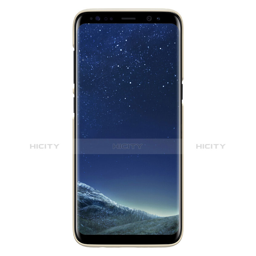 Schutzhülle Kunststoff Hülle Matt P01 für Samsung Galaxy S8 Gold