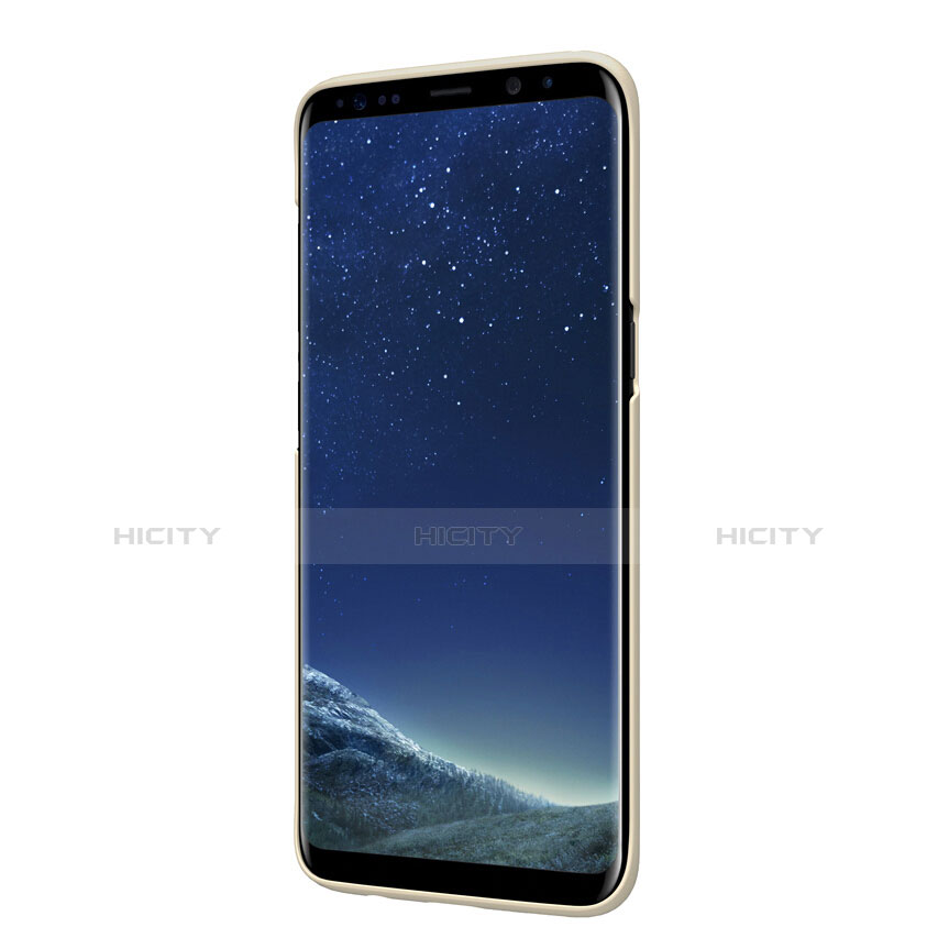 Schutzhülle Kunststoff Hülle Matt P01 für Samsung Galaxy S8 Gold