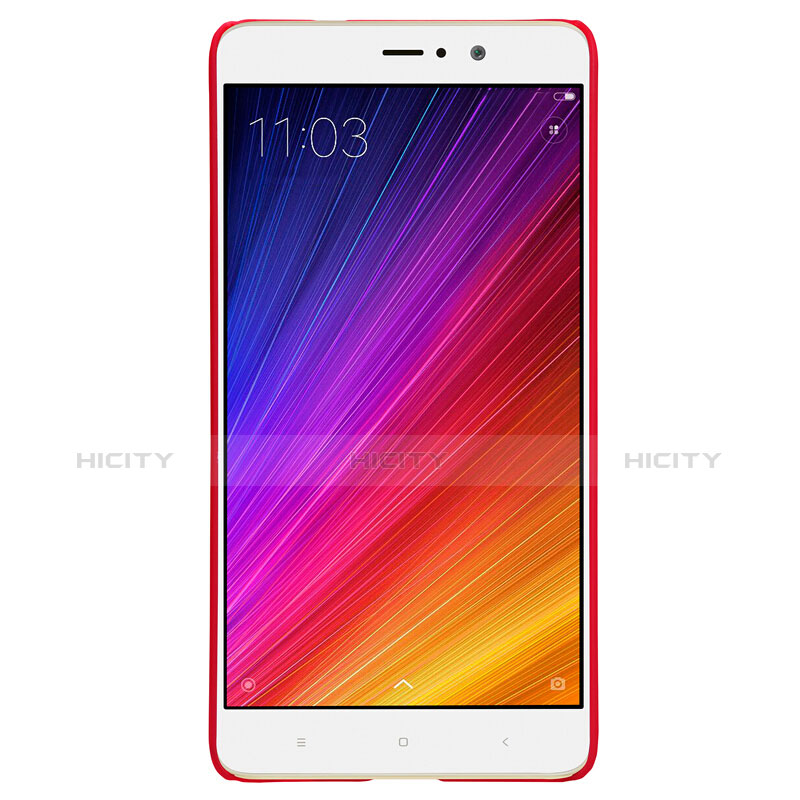 Schutzhülle Kunststoff Hülle Punkte Loch für Xiaomi Mi 5S Plus Rot