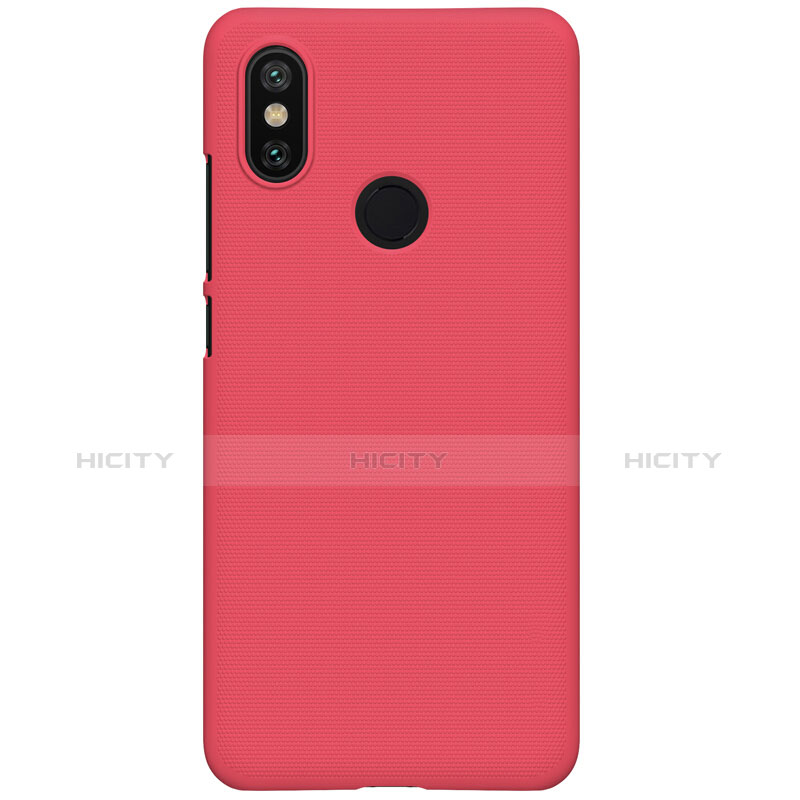 Schutzhülle Kunststoff Hülle Punkte Loch für Xiaomi Mi 6X Rot