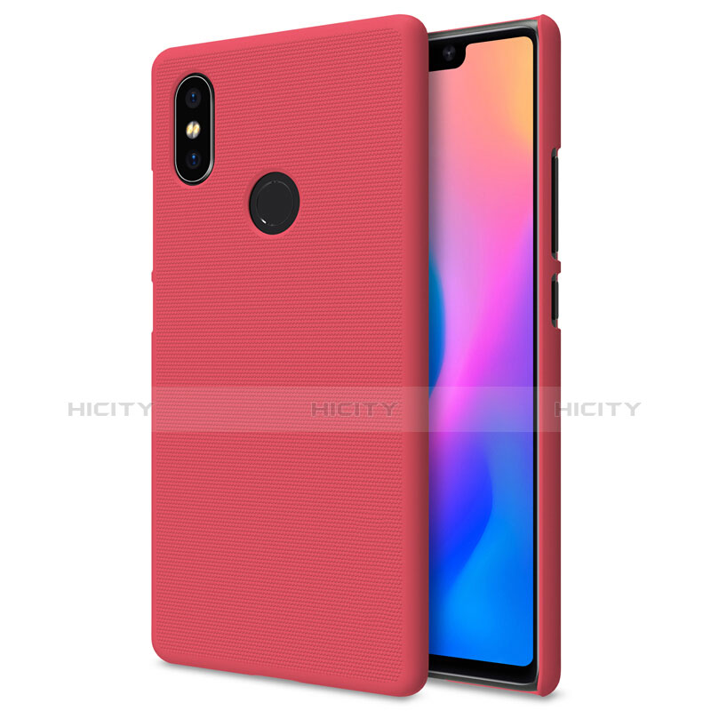 Schutzhülle Kunststoff Hülle Punkte Loch für Xiaomi Mi 8 SE Rot