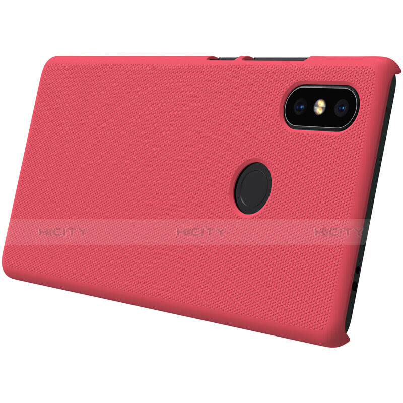 Schutzhülle Kunststoff Hülle Punkte Loch für Xiaomi Mi 8 SE Rot