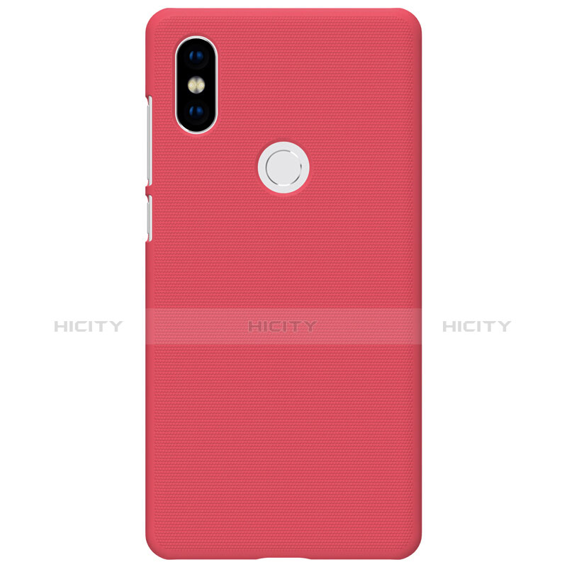 Schutzhülle Kunststoff Hülle Punkte Loch für Xiaomi Mi Mix 2S Rot Plus