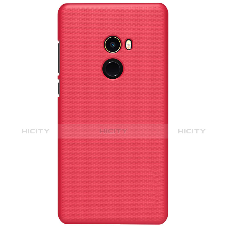 Schutzhülle Kunststoff Hülle Punkte Loch für Xiaomi Mi Mix Evo Rot groß