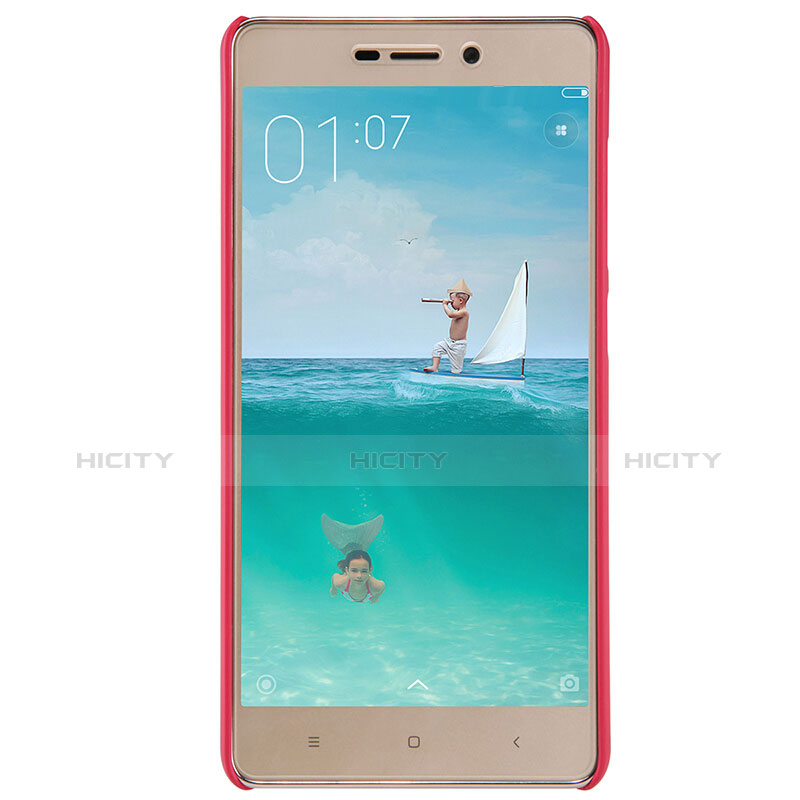 Schutzhülle Kunststoff Hülle Punkte Loch für Xiaomi Redmi 3 High Edition Rot