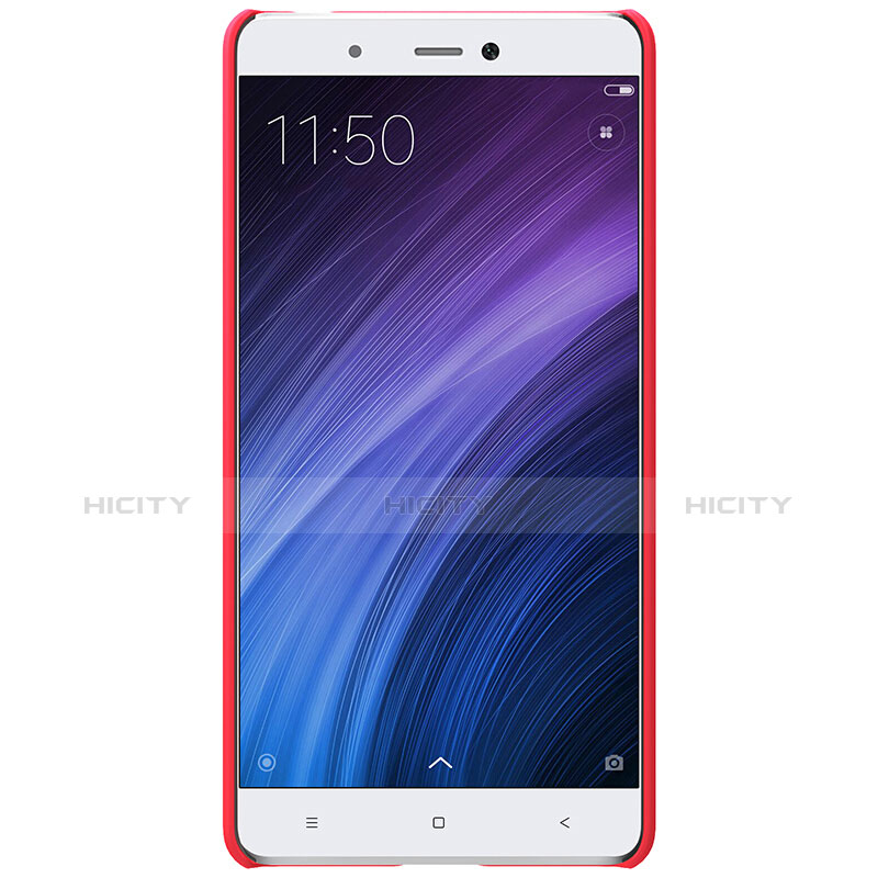 Schutzhülle Kunststoff Hülle Punkte Loch für Xiaomi Redmi 4 Prime High Edition Rot