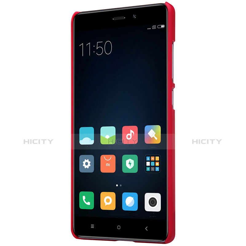 Schutzhülle Kunststoff Hülle Punkte Loch für Xiaomi Redmi 4 Standard Edition Rot