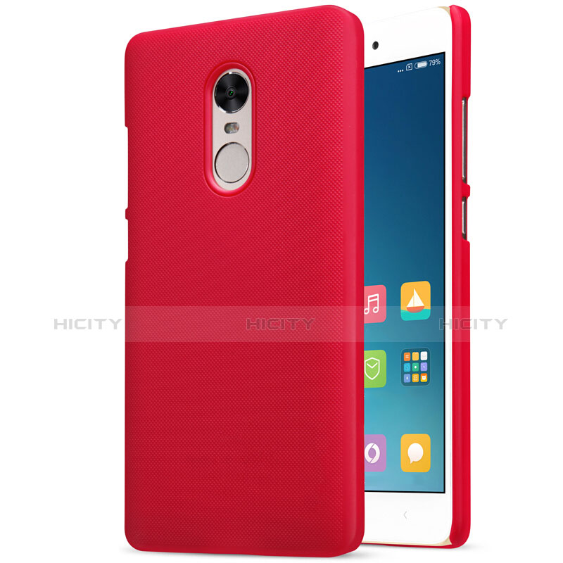 Schutzhülle Kunststoff Hülle Punkte Loch für Xiaomi Redmi Note 4 Standard Edition Rot Plus