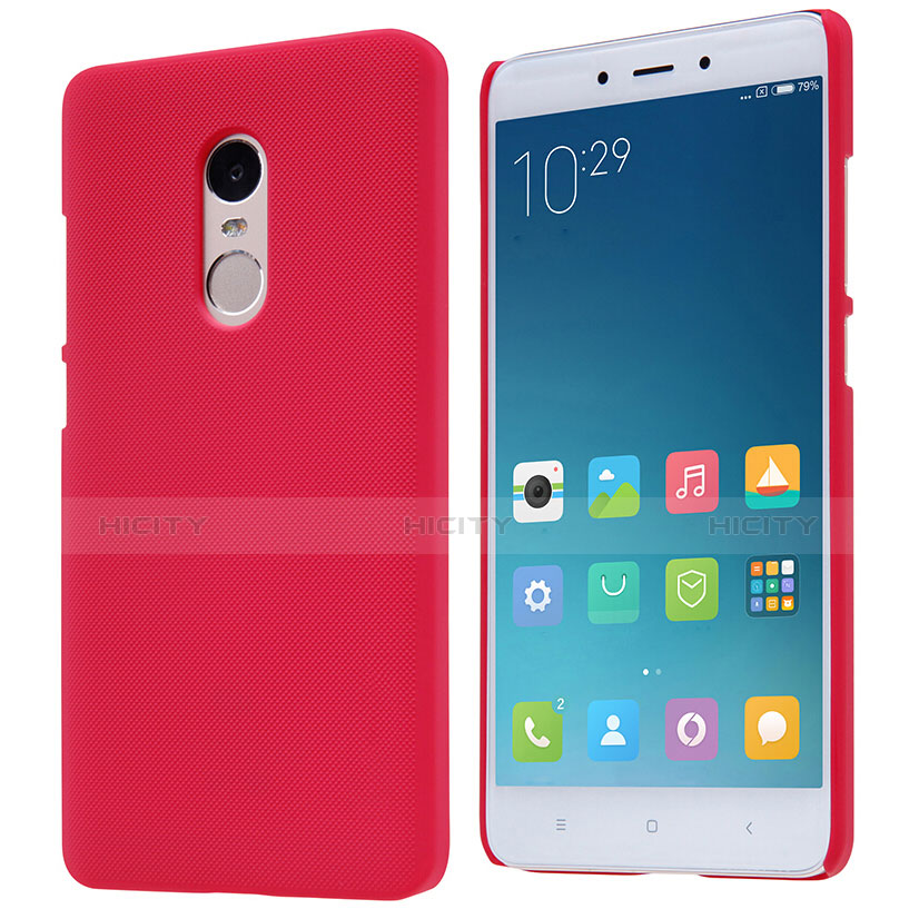 Schutzhülle Kunststoff Hülle Punkte Loch für Xiaomi Redmi Note 4X High Edition Rot