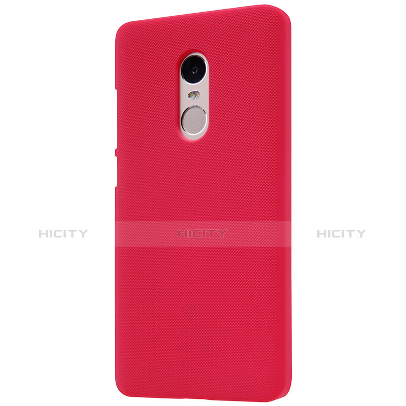 Schutzhülle Kunststoff Hülle Punkte Loch für Xiaomi Redmi Note 4X High Edition Rot