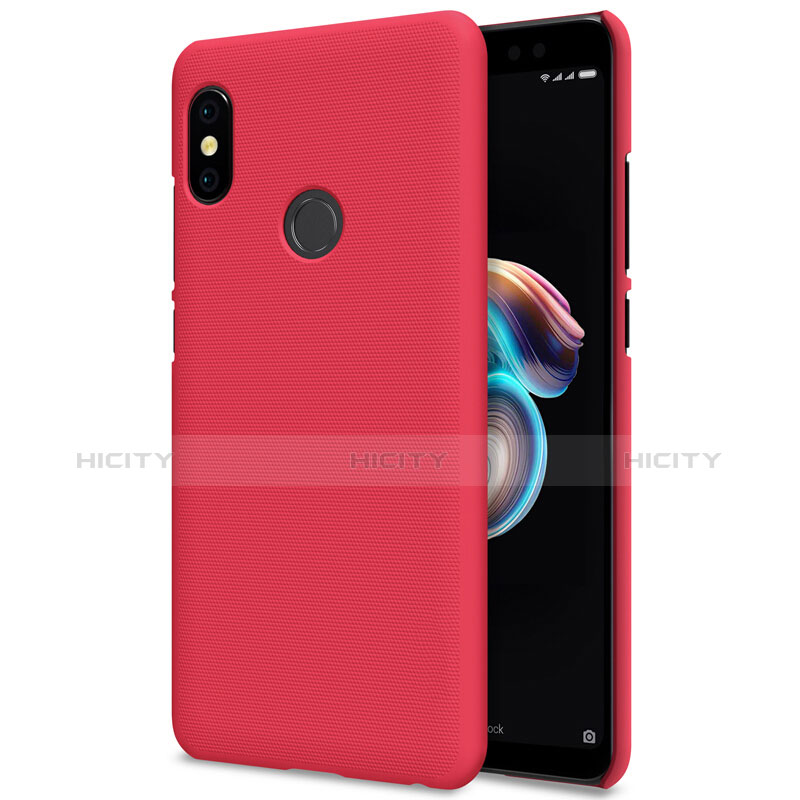 Schutzhülle Kunststoff Hülle Punkte Loch für Xiaomi Redmi Note 5 AI Dual Camera Rot Plus