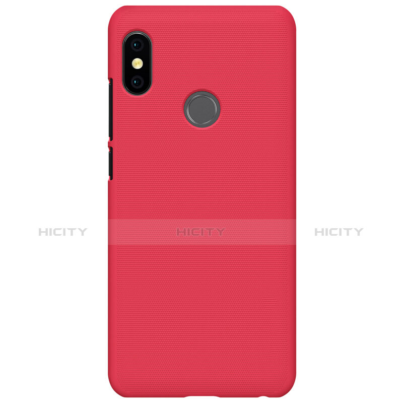 Schutzhülle Kunststoff Hülle Punkte Loch für Xiaomi Redmi Note 5 Pro Rot groß