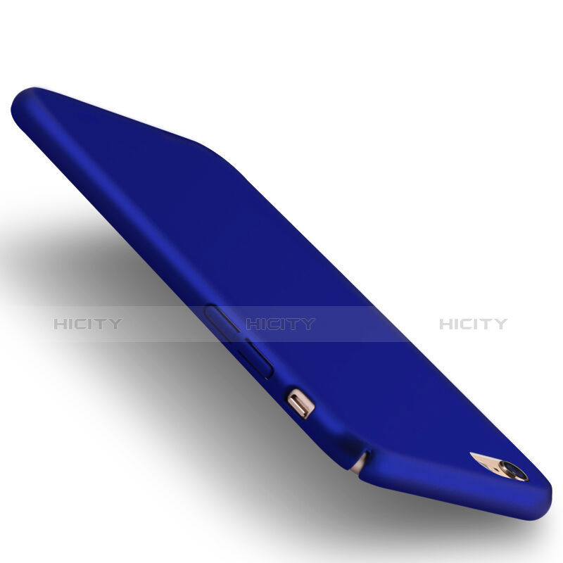 Schutzhülle Kunststoff Tasche Matt für Apple iPhone 6S Plus Blau groß