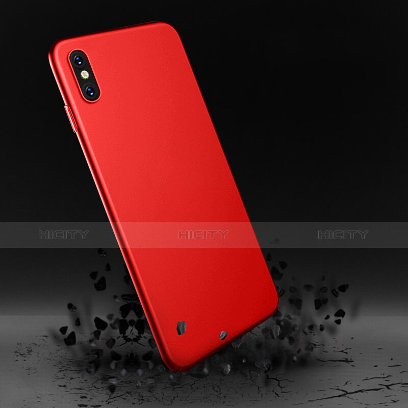 Schutzhülle Kunststoff Tasche Matt für Apple iPhone X Rot