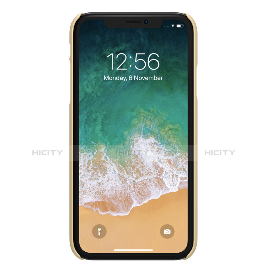 Schutzhülle Kunststoff Tasche Matt für Apple iPhone XR Gold groß