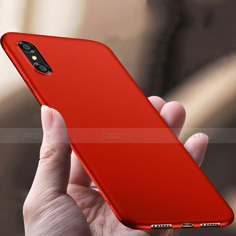 Schutzhülle Kunststoff Tasche Matt für Apple iPhone Xs Max Rot