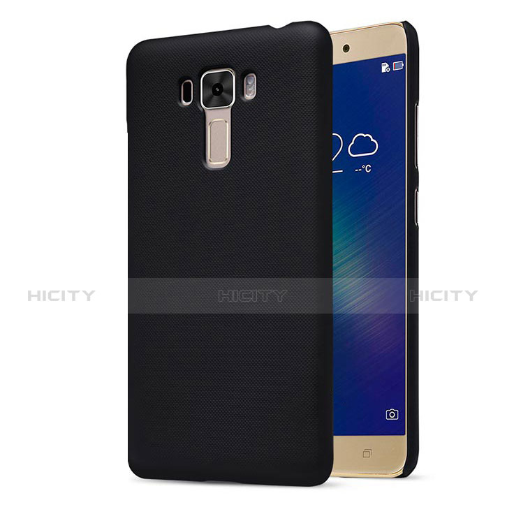 Schutzhülle Kunststoff Tasche Matt für Asus Zenfone 3 Laser Schwarz Plus