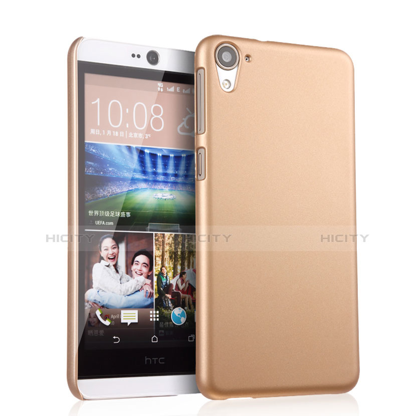 Schutzhülle Kunststoff Tasche Matt für HTC Desire 826 826T 826W Gold