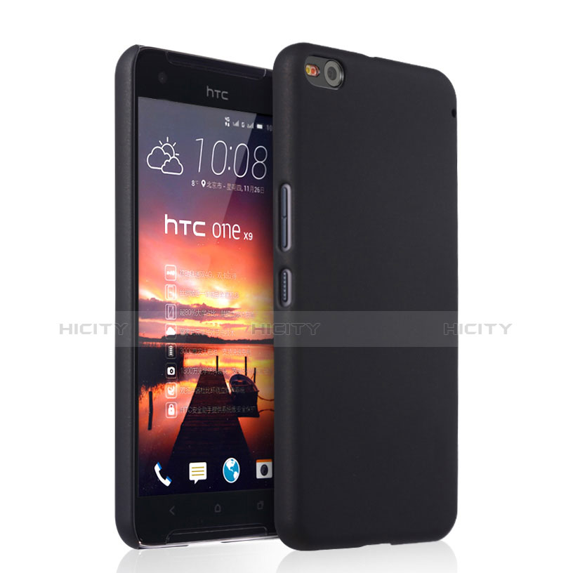 Schutzhülle Kunststoff Tasche Matt für HTC One X9 Schwarz