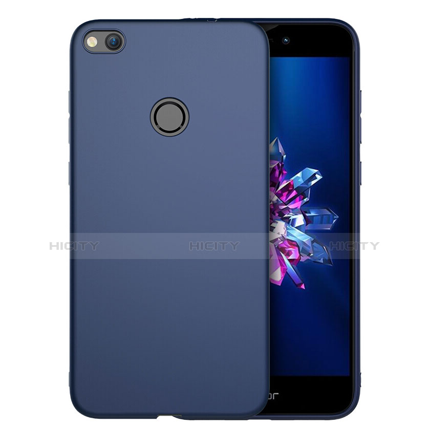 Schutzhülle Kunststoff Tasche Matt für Huawei Honor 8 Lite Blau