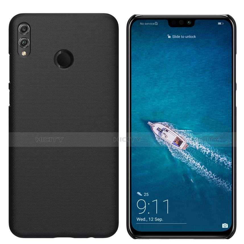 Schutzhülle Kunststoff Tasche Matt für Huawei Honor View 10 Lite Schwarz Plus