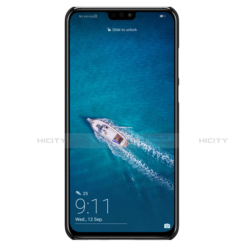 Schutzhülle Kunststoff Tasche Matt für Huawei Honor View 10 Lite Schwarz groß