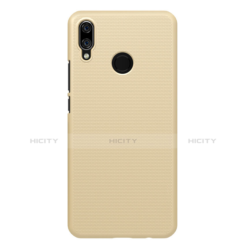 Schutzhülle Kunststoff Tasche Matt für Huawei P Smart+ Plus Gold groß