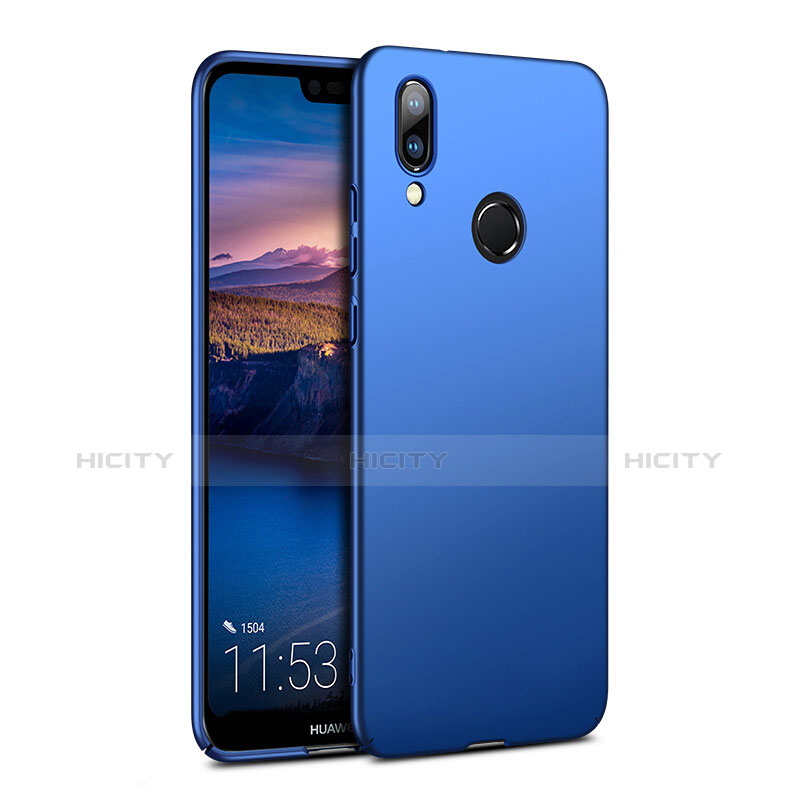 Schutzhülle Kunststoff Tasche Matt für Huawei P20 Lite Blau