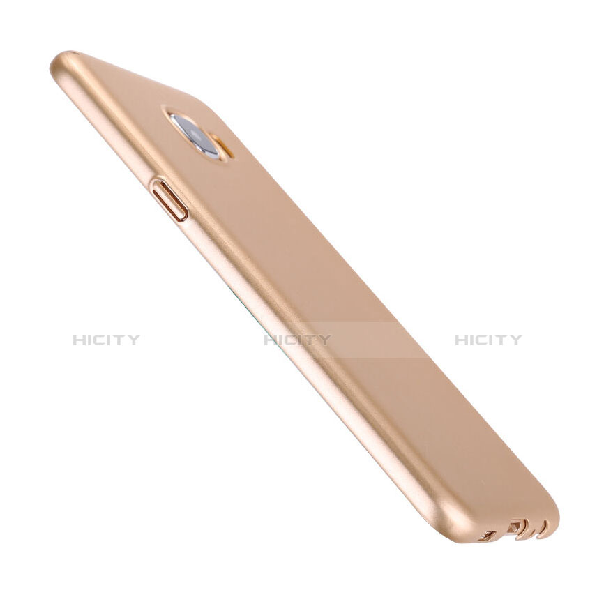 Schutzhülle Kunststoff Tasche Matt für Samsung Galaxy C5 SM-C5000 Gold