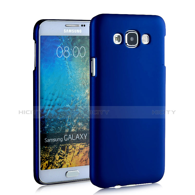 Schutzhülle Kunststoff Tasche Matt für Samsung Galaxy Grand 3 G7200 Blau Plus