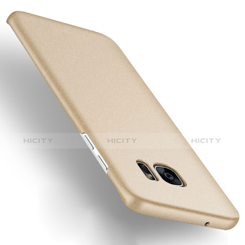 Schutzhülle Kunststoff Tasche Matt für Samsung Galaxy S7 Edge G935F Gold