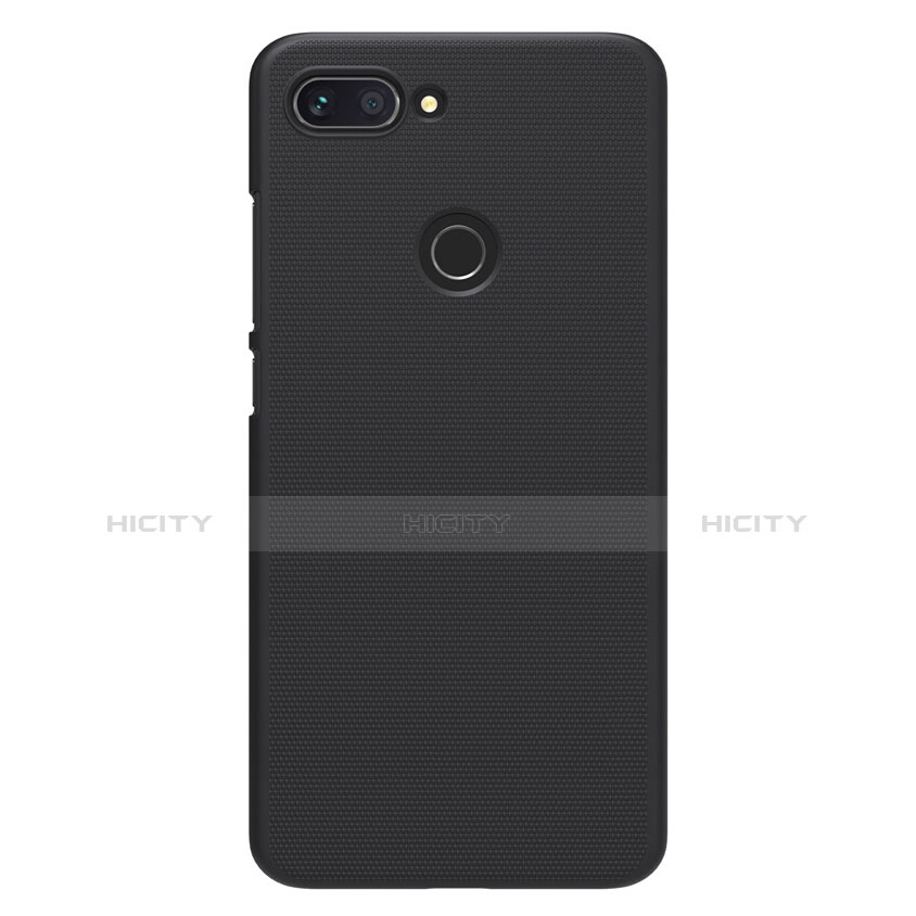 Schutzhülle Kunststoff Tasche Matt für Xiaomi Mi 8 Lite Schwarz