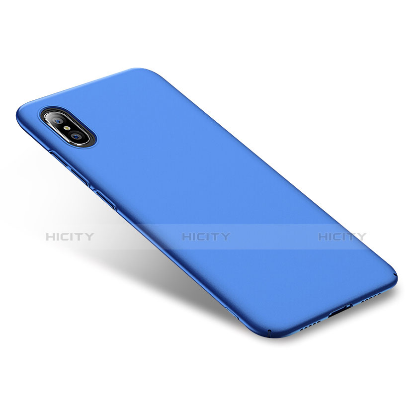 Schutzhülle Kunststoff Tasche Matt für Xiaomi Mi 8 Pro Global Version Blau