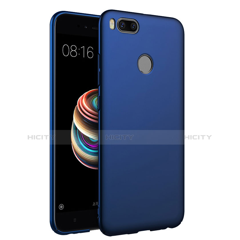 Schutzhülle Kunststoff Tasche Matt für Xiaomi Mi A1 Blau