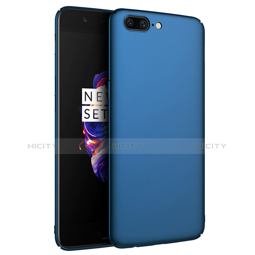 Schutzhülle Kunststoff Tasche Matt M01 für OnePlus 5 Blau