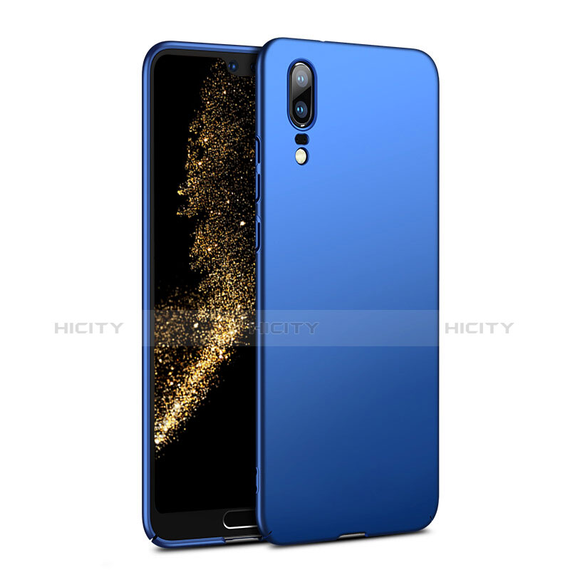 Schutzhülle Kunststoff Tasche Matt M02 für Huawei P20 Blau